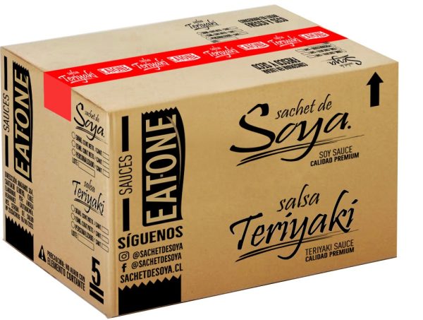 Caja sachet de Teriyaki 15ml (250 unidades)